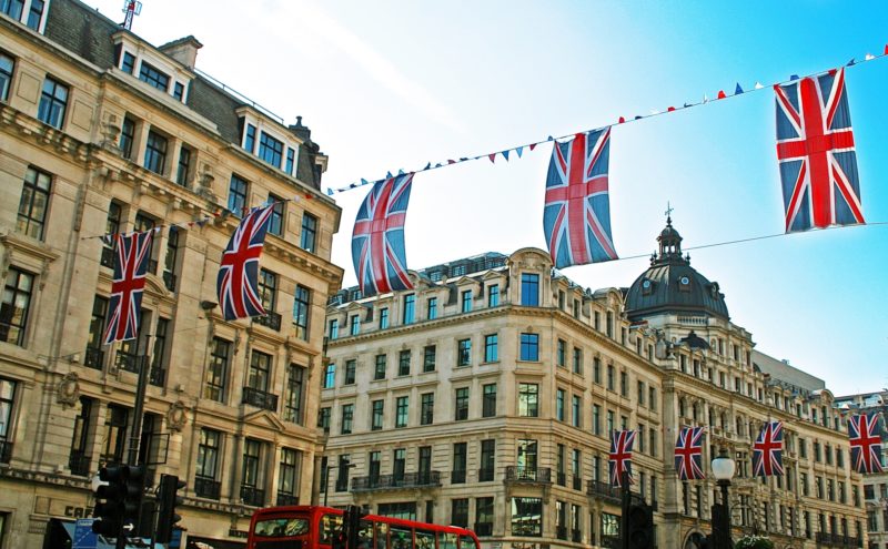 イギリスの町並み